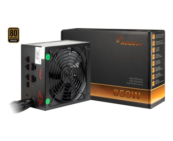 Inter-Tech BPS-850CM (black, 1x 12-pin high power GPU, 4x PCIe, 850 watts) Datoru barošanas bloki