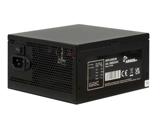 Inter-Tech BPS-850CM (black, 1x 12-pin high power GPU, 4x PCIe, 850 watts) Datoru barošanas bloki