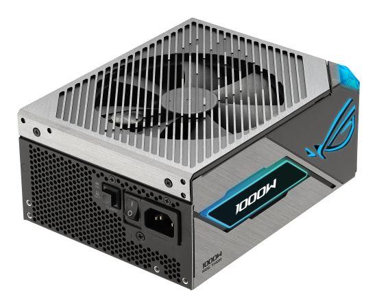Asus ROG THOR 1000W Platinum III E (black, 1x 12 pin high power GPU, 4x PCIe, cable management, 1000 watts) Datoru barošanas bloki