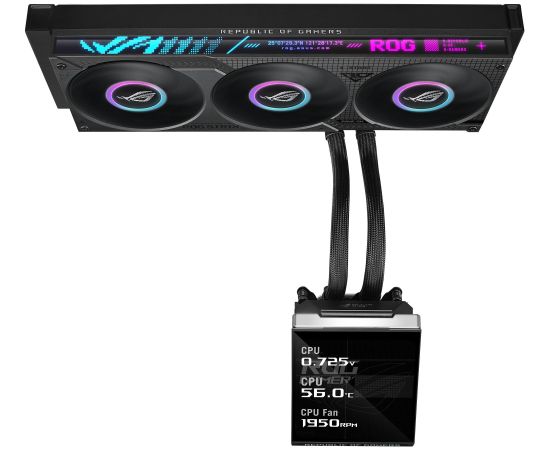 Asus ROG Strix SLC IV 360 ARGB LCD (black) Procesoru dzesēšana