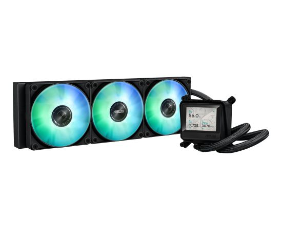 Asus MAX Gaming LC 360 ARGB LCD (black) Procesoru dzesēšana
