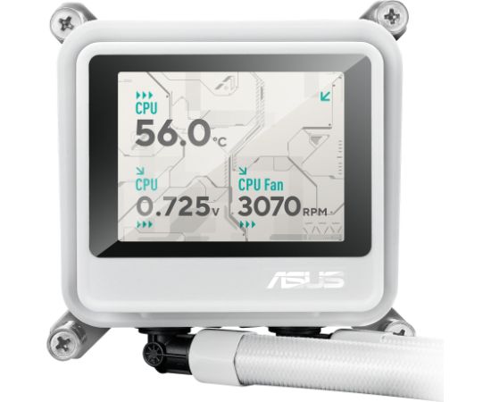 Asus MAX Gaming LC 360 ARGB LCD (white) Procesoru dzesēšana