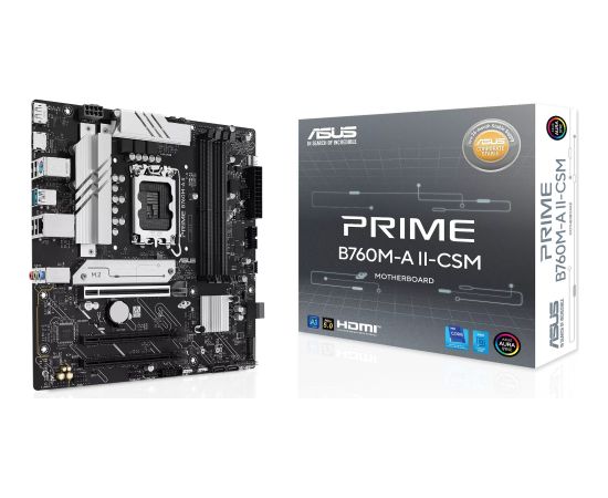Asus PRIME B760M-A II-CSM (black/silver) - 1700 Материнские платы