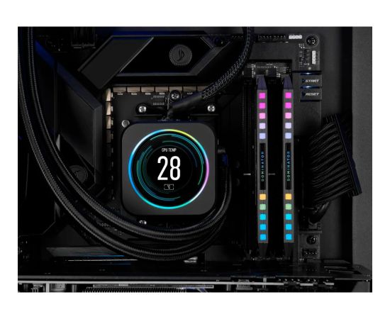 Corsair DDR5 - 64GB -  6000 - CL - 30 (2x 32 GB) dual kit, RAM (grey, CMT64GX5M2B6000Z30, Dominator Platinium RGB) RAM Operatīvā atmiņa
