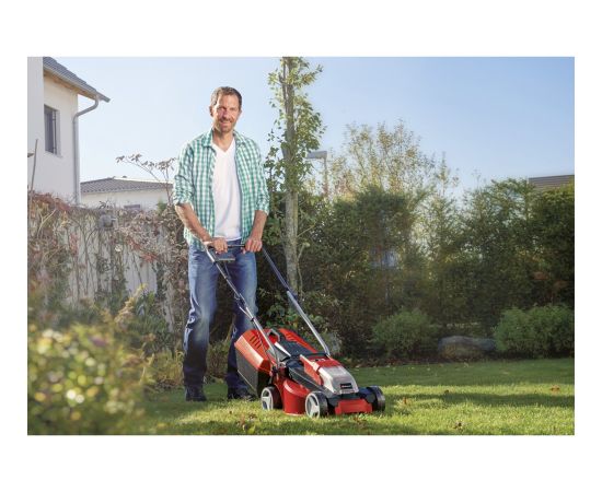 Einhell Cordless Lawn Mower Set GE-CM 18/30 + Grass Trimmer GE-CT 18 (red/black, Li-ion battery 4.0Ah) Новинки Для дома и сада 