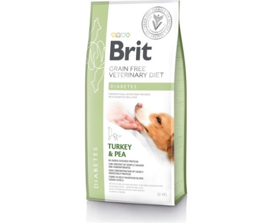Brit GF Veterinary Diets Dog Diabetes 12 kg Suņu barība
