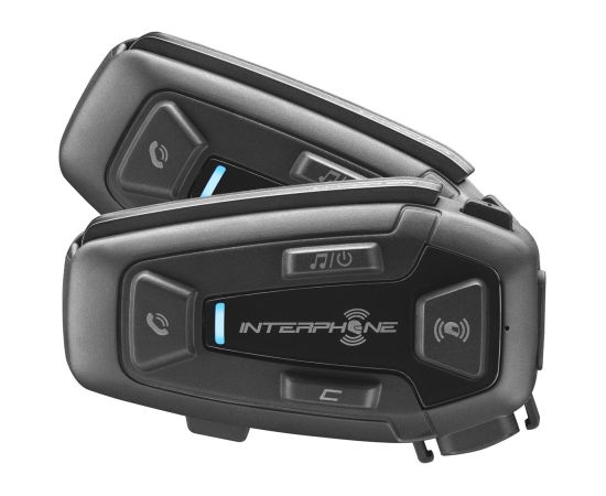 Interphone U-COM 8R Motorbike intercom 1600 m Black Bluetooth austiņas