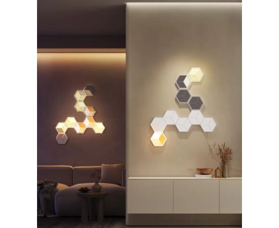 Govee H606A Glide Hexagon Light Panels Ultra 7-pack | LED lighting | RGBIC, 2.4 GHz Wi-Fi, Bluetooth Декоративное освещение 