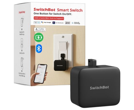 SWITCHBOT C1 Rechargeable Wireless Switch Viedie slēdži