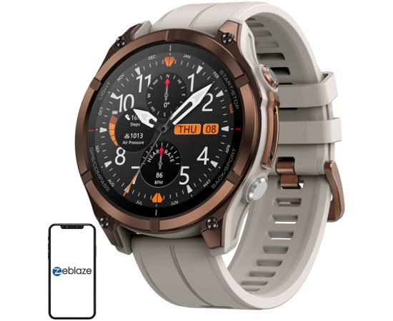 Zeblaze Stratos 4 Pro Smartwatch (Brown) Smart-Watch Pulksteņi