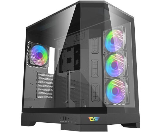 Darkflash DQX90 computer case (black) Datoru korpusi