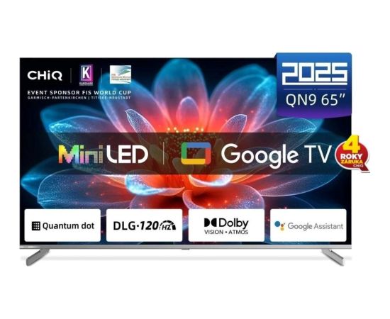 TV CHiQ M65QA9 TV 65", UHD MiniLED Google TV DLG 120 Hz Jaunumi - Datori