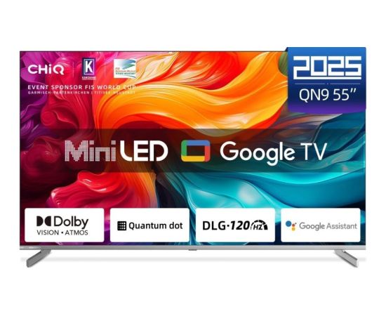TV CHiQ M55QN9V Mini LED 55'' 4K Ultra HD Google TV Jaunumi - Datori