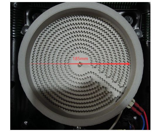 Infrasarkanā plīts, 2000 W, LED displejs, melna, 55OV51445M, Rosberg Mini cepeškrāsnis un virsmas