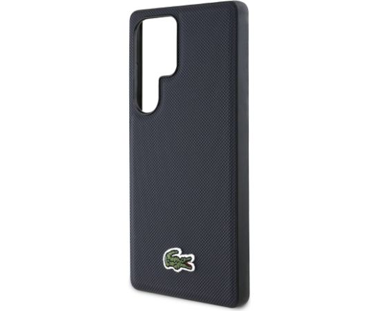 Lacoste Iconic Petit Pique Woven Logo MagSafe Case Aizsargapvalks priekš Samsung Galaxy S25 Ultra / zils Neoriģinālie Maciņi
