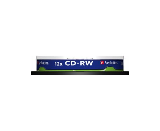 Matricas CD-RW SERL Verbatim 700MB 12x, 10 Pack Spindle CD DVD Матричные Диски