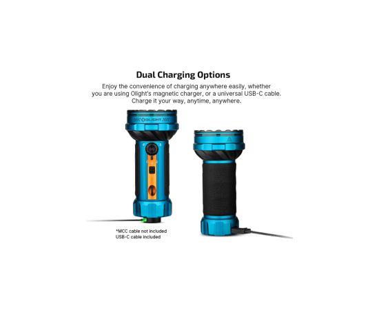 Lukturis Olight Marauder Mini 2 10000 Lumens USB-C Blue Фонари