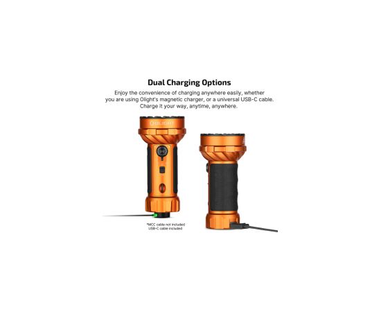 Lukturis Olight Marauder Mini 2 10000 Lumens USB-C Orange Фонари