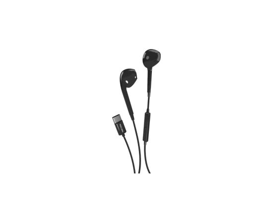 Austiņas SBS Music Hero Stereo Black USB-C Austiņas