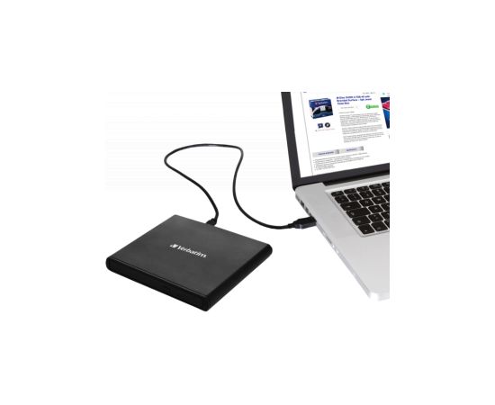 Ārējais CD/DVD rakstītājs Verbatim Slim External Slimline CD/DVD Optiskās iekārtas