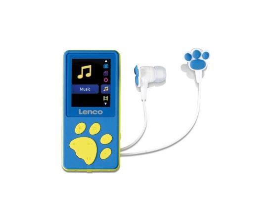 Atskaņotājs Lenco XEMIO 560BU Blue 8GB MP3 Atskaņotāji