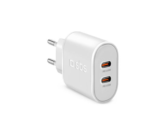 Lādētājs SBS 2x USB-C 45W Зарядные устройства