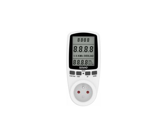 Elektriskais skaitītājs Savio Energy Monitor with LCD Screen Viedās lampas un spuldzes