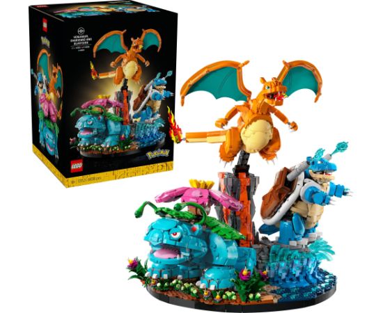 LEGO 72153 Pokémon Venusaur, Charizard and Turtle Konstruktori 