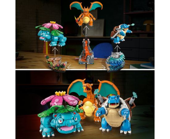 LEGO 72153 Pokémon Venusaur, Charizard and Turtle Konstruktori 