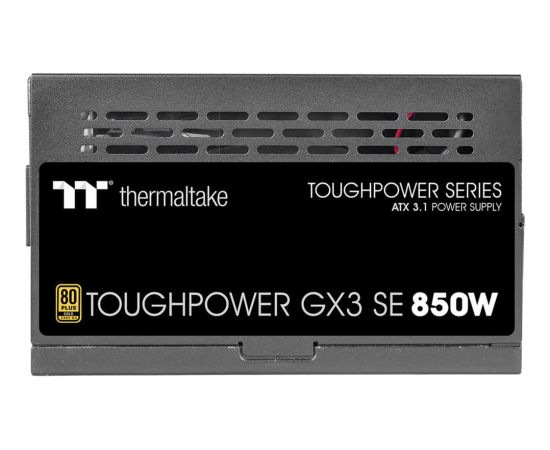 Thermaltake Toughpower GX3 SE 850W (black, 1x 12-pin high power GPU, 2x PCIe, 850 watts) Datoru barošanas bloki