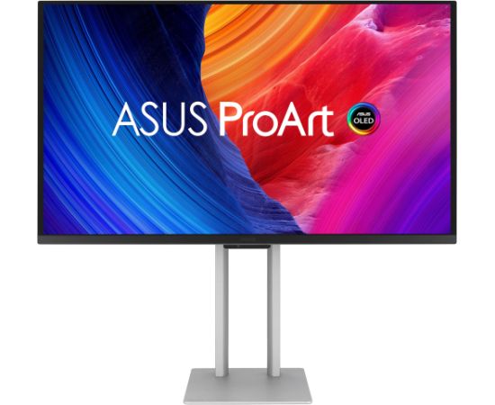 Asus ProArt Display QD-OLED PA27UCDMR (67.3 cm (26.5 inches), silver, UltraHD/4K, HDMI, DP, Thunderbolt 4, USB hub, 240Hz panel) Monitori