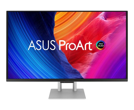 Asus ProArt Display QD-OLED PA27UCDMR (67.3 cm (26.5 inches), silver, UltraHD/4K, HDMI, DP, Thunderbolt 4, USB hub, 240Hz panel) Monitori