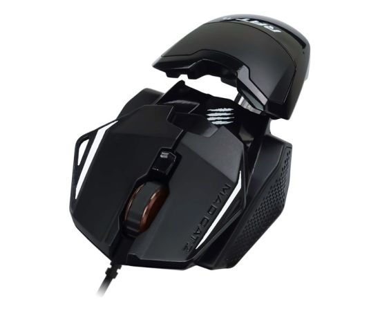 Mysz gamingowa Mad Catz THE AUTHENTIC R.A.T. 1+ (MR01MCINBL000-0) Peles, ievadierīces