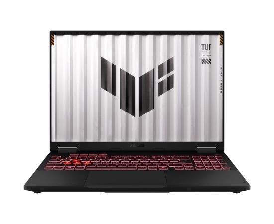 ASUS TUF Gaming A16 FA608UMI-R7165W Ryzen 7 260 16.0"FHD+ 144Hz 300nits IPS-level AG 16GB DDR5 5600 SSD512 GeForce RTX 5060 8GB Cam1080p 70WHrs Win11 Aluminum Jaeger Gray Portatīvie datori