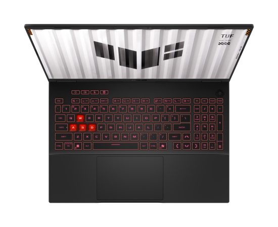 ASUS TUF Gaming A16 FA608UMI-R7165W Ryzen 7 260 16.0"FHD+ 144Hz 300nits IPS-level AG 16GB DDR5 5600 SSD512 GeForce RTX 5060 8GB Cam1080p 70WHrs Win11 Aluminum Jaeger Gray Portatīvie datori