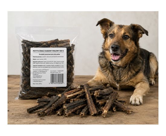 PETITTO Dried beef tripe Mono - dog treat - 500g Suņu barība