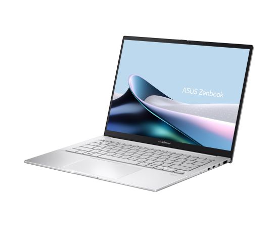 ASUS Zenbook 14 UX3405CA-QD1247W Ultra 5 225H 14.0"WUXGA OLED 60Hz 400nits AG 16GB LPDDR5X SSD512 Intel Arc Graphics CamFHD+IR 75WHrs Win11 Foggy Silver Portatīvie datori