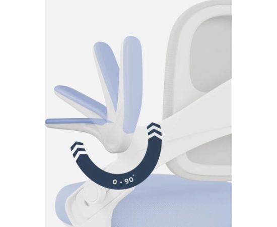 Fotel obrotowy Junior 4.3 Blue-Grey Biroja krēsli