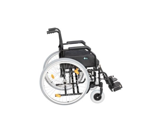 Reha Fund Stalowy wózek inwalidzki RF-1/45/PN/CZA-624/PU Коляски