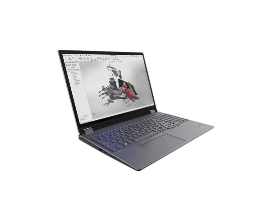 Lenovo ThinkPad P16 Intel® Core™ i7 i7-13850HX Mobile workstation 40.6 cm (16") WQXGA 32 GB DDR5-SDRAM 1 TB SSD NVIDIA RTX 3500 Ada Wi-Fi 6E (802.11ax) Windows 11 Pro Grey, Black Portatīvie datori