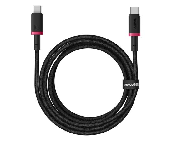 Baseus Dura Type C to Type C 100 W fast charging cable 2 m Black, Red Data USB kabeļi