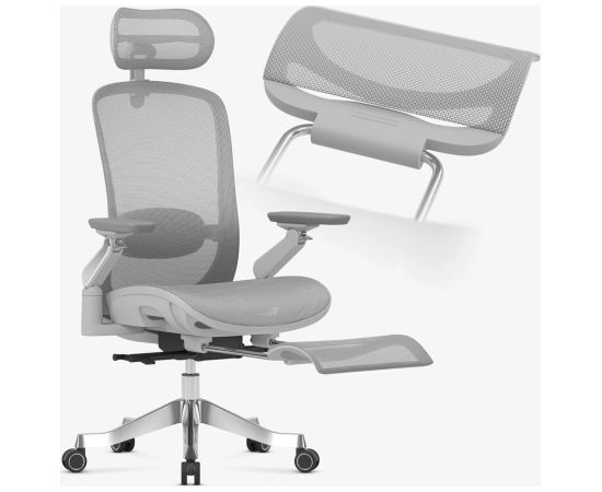Fotel obrotowy Leadpro 8.7 Grey Biroja krēsli