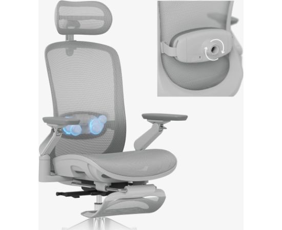 Fotel obrotowy Leadpro 8.7 Grey Biroja krēsli