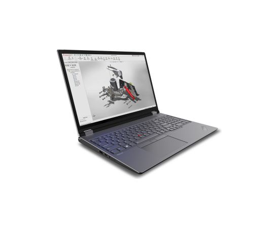 Lenovo ThinkPad P16 Gen 2 Intel® Core™ i7 i7-14700HX Mobile workstation 40.6 cm (16") WQXGA 64 GB DDR5-SDRAM 1 TB SSD NVIDIA RTX 3500 Ada Wi-Fi 6E (802.11ax) Windows 11 Pro English Grey, Black Portatīvie datori