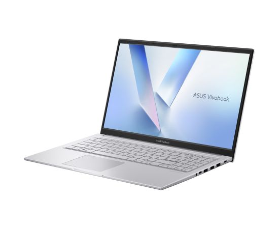 ASUS Vivobook 15 X1504VA-BQ4284W Core 5 120U 15.6"FHD IPS-level Panel 60Hz 250nits AG 16GB DDR5 SSD512 Intel Graphics Cam720p 42WHrs Win11 Cool Silver Portatīvie datori