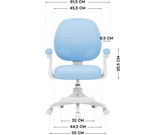 Fotel obrotowy Junior 3.1 Blue Biroja krēsli
