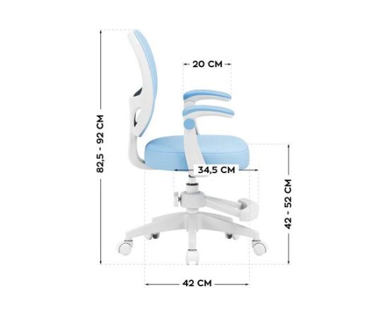 Fotel obrotowy Junior 3.1 Blue Biroja krēsli