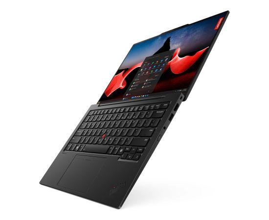 Lenovo ThinkPad X1 Carbon Gen 12 Core™ Ultra 7 155U 512GB SSD 32GB 14" WUXGA (1920x1200) IPS WIN11 Pro IR Webcam ECLIPSE BLACK Backlit Keyboard Portatīvie datori