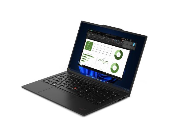 Lenovo ThinkPad X1 Carbon Gen 12 Core™ Ultra 7 155U 512GB SSD 32GB 14" WUXGA (1920x1200) IPS WIN11 Pro IR Webcam ECLIPSE BLACK Backlit Keyboard Portatīvie datori