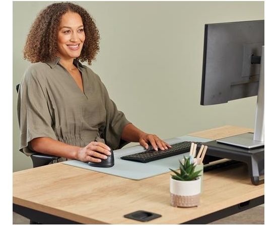 MOUSE USB OPTICAL WRL VERTICAL/ERGO+ S RT 100143580 FELLOWES Peles, ievadierīces